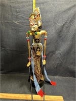 Vintage indonesian Wood doll