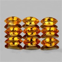 Natural Marquise Yellow Citrine (Flawless-VVS}