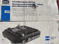 PROJECT SOURCE WET TABLETOP TILE SAW
