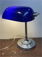 Bankers lamp *unusual blue / purple