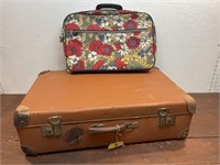 2 misc. vintage pieces of luggage