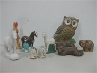 Ceramic Animal Home Decor Items Tallest 8"