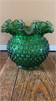 Emerald green Fenton bowl