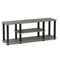 E2709  Furinno TV Stand, 3-Tier, Gray