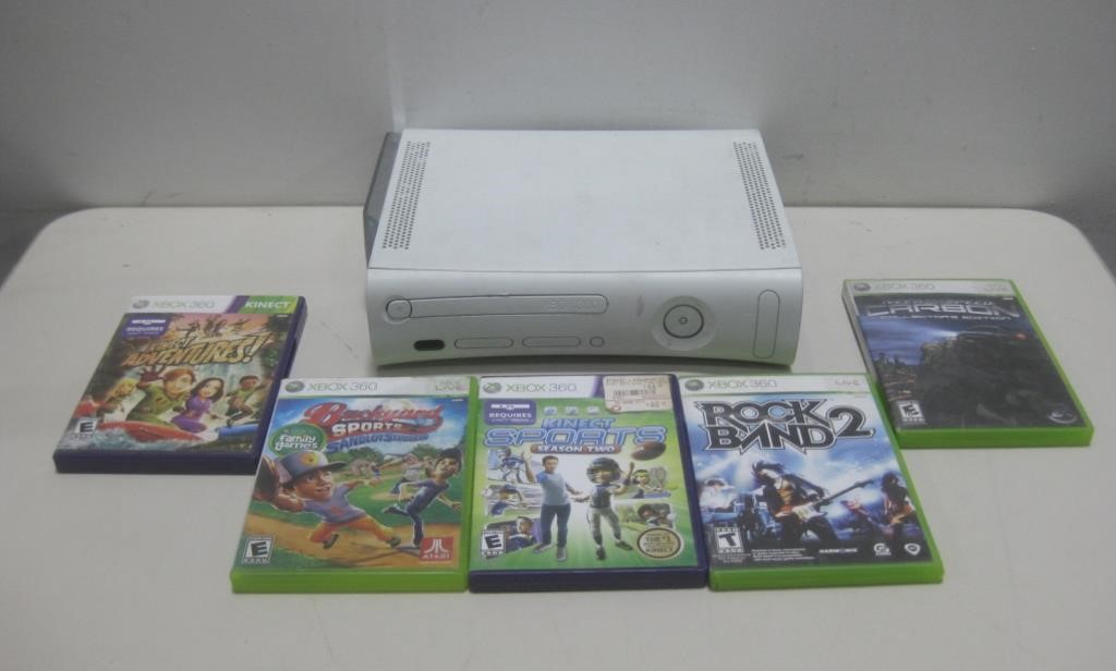 XBOX 360 Console & Games See Info