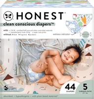Honest Co. Diapers, Spring '24, Size 5