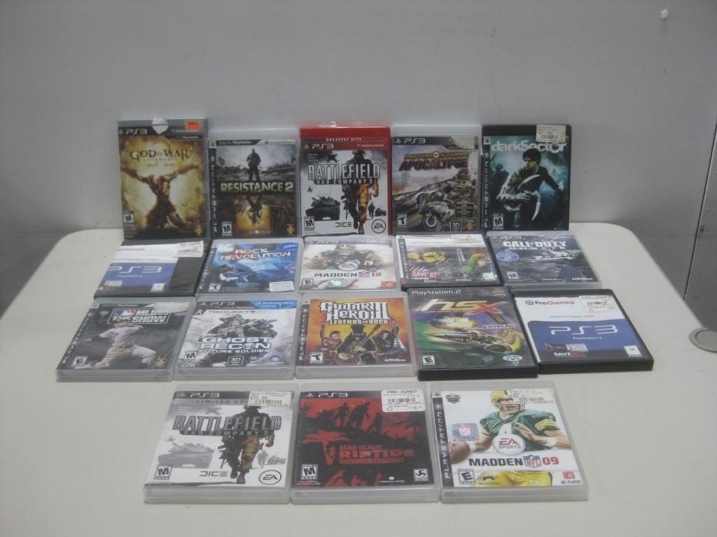 Playstation 2 & Playstation 3 Video Games Untested