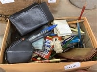 Shoebox with miscellaneous items