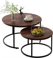 VILAWLENCE Nesting Coffee Table 31.5IN Set of 2,