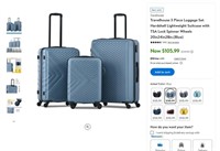 E2564  Travelhouse Blue Luggage Set