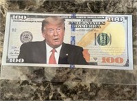 Trump 100.00 Bill