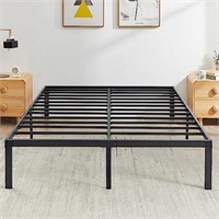 VECELO 14" Full Metal Platform Bed Frame,Heavy