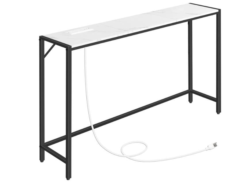 Console Table, Narrow Sofa Table, 43.3in