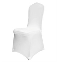 White Chair Covers 50 Pcs Spandex Chair Cover