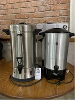 Waring 55 Cup & GE 42 Cup Electric Coffee Urns