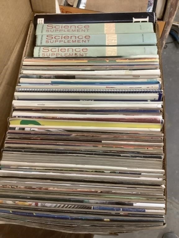 Vintage magazines and books