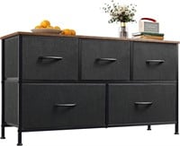 WLIVE 5-Drawer Dresser, 11.8Dx39.4Wx21.7H
