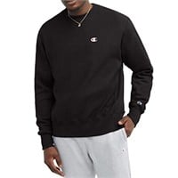 Champion Men's Reverse Weave Sweatshirt, Black,