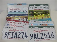 20 Mixed License Plates