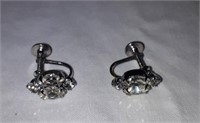 Vintage Sherman clip-on earrings.