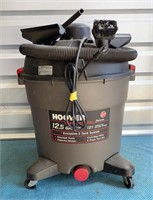 12.5 Gallon 2-part Wet/Dry Vacuum w/attachments