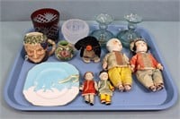 Nice Group of Dolls, Figurines & Glassware