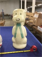 16 inch tall plastic piggy bank and vintage