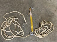 Approximately 50 ft. of Rope with Tow Strap and