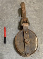 Cast Iron Hook w/ Pulley