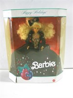 NIB 1991 Special Edition Happy Holidays Barbie See