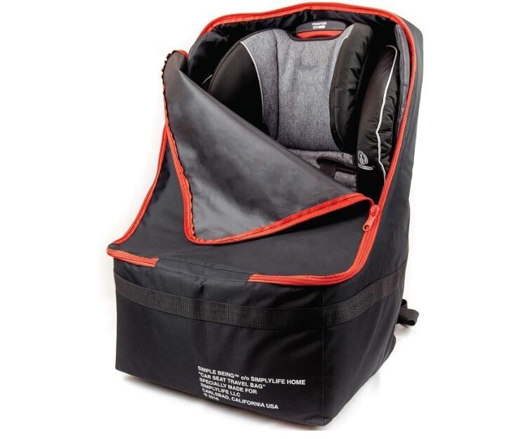 Simple Being Baby Car Seat Travel Bag Black