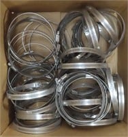 Stainless Steel Hose Clamps, about4" - 5" size