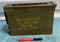 Small Military Metal Ammo Box