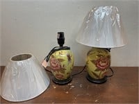 Pair of Dragonfly lamps