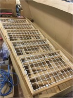 Cape Cod potato chips wood and wire rack.  72 x
