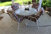 Patio table and chairs