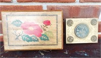 Chinese Puzzle box with something inside vintage