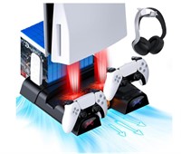 NexiGo PS5 / PS5 Slim Stand, Cooling, Dual Charger