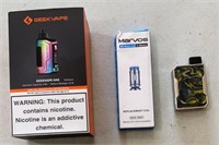NIB Geek Vape and replacement coils and extra
