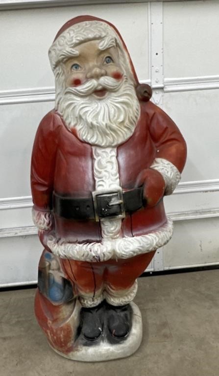 (Y) Weighted Plastic Santa Claus Christmas Blow