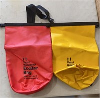 (2) Waterproof 10 lts. Bags