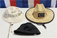 Straw Hat, Sun Hat, and Flashlight Beanie