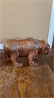 Hand carved bear
