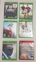 5 Xbox and 1 PS3 games