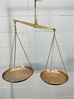 Copper And Brass Balance Scale - Decor