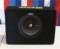 Kicker CompC 8" Speaker and Ported Box