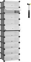 SONGMICS 10-Tier Shoe Rack, Cube Storage