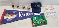 Kentucky Derby collectible HORSE RACING LOT