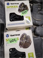 Lot of Yaktrax Spike ice shoe cover items