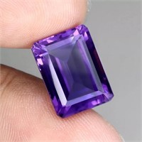 Natural Unheated  Purple Amethyst - VVS